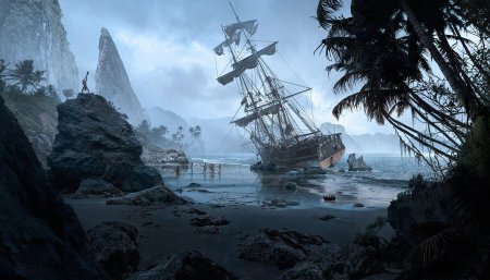 Остров погибших кораблей пираты Карибского моря