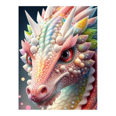 Дракон стразами