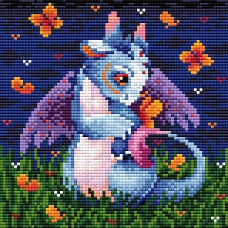 Алмазная мозаика дракон