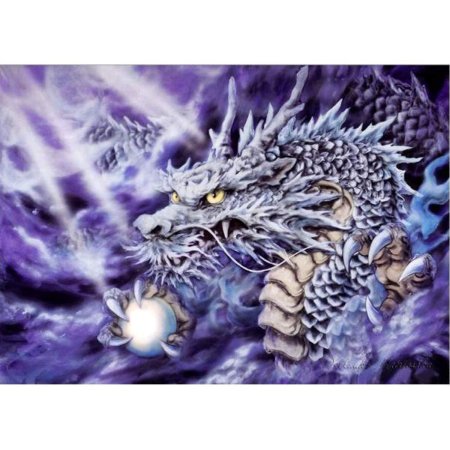 Алмазная мозаика сказочный дракон