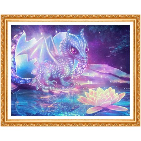 Алмазная вышивка дракон