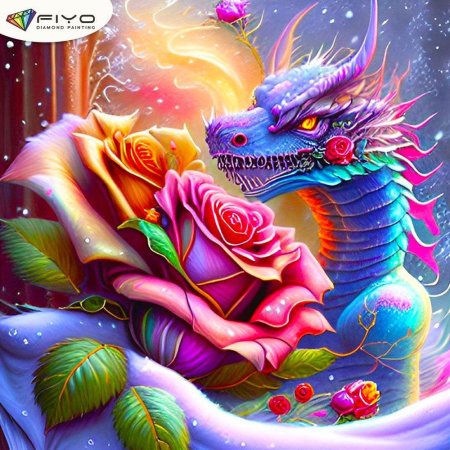 Алмазная мозаика дракон