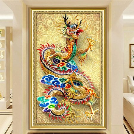 Мозаика дракон