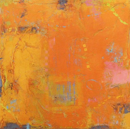 Оранжевая картина