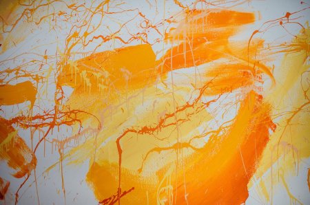 Абстракция в оранжевых тонах