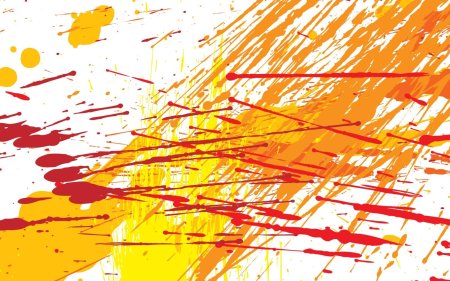 Яркие мазки краски