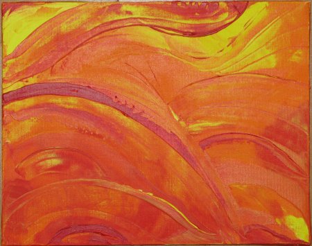 Оранжевый в живописи