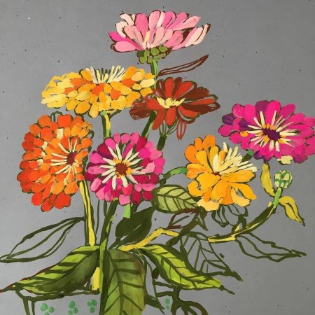 Цинния изящная арт деко