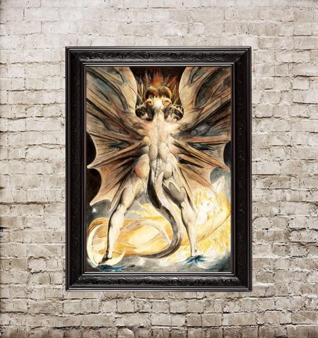 He great Red Dragon Paintings» Уильяма Блейка