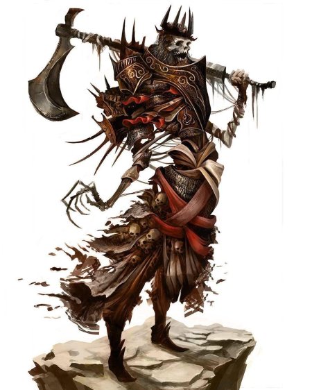 ДНД скелет воин