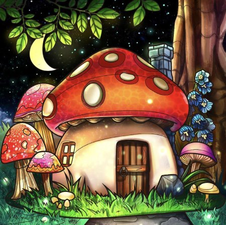 Домики грибочки
