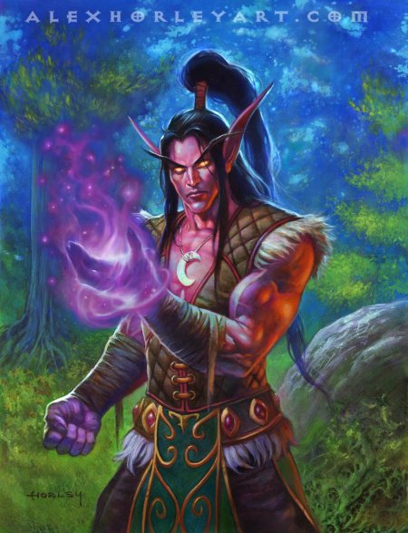 Иллидан ярость бури Эльф