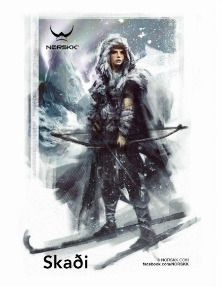 Скади Скандинавский Бог