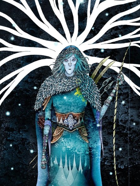 Богиня Скандинавия Скади