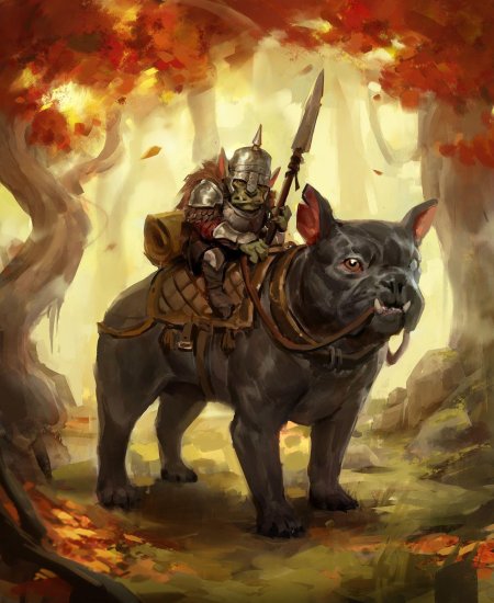 Боевая собака арт