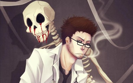 Аниме парень в маске