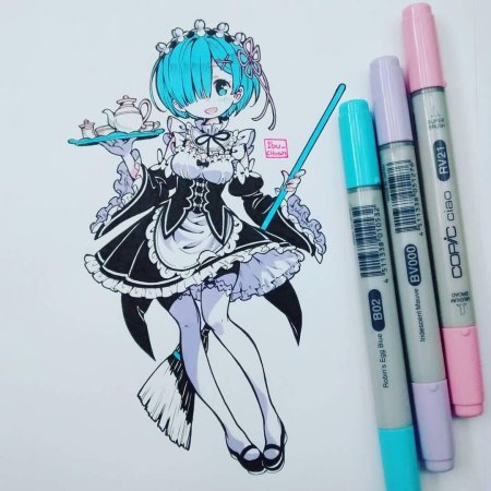 Аниме маркерами