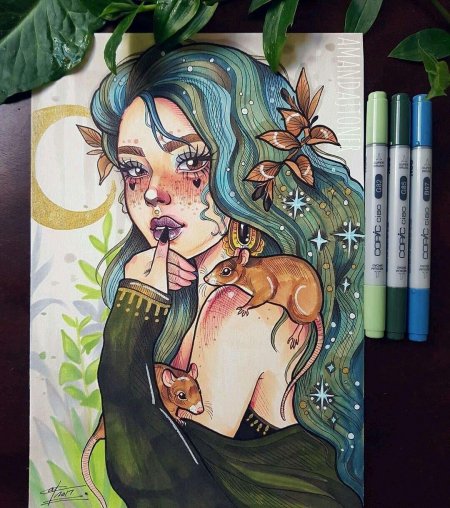 Арт маркерами