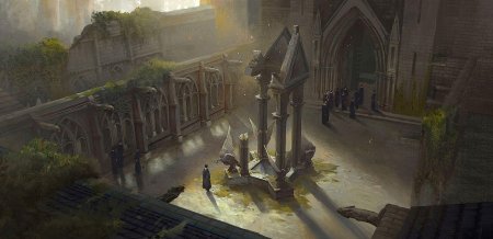 Гарри Поттер Хогвартс двор