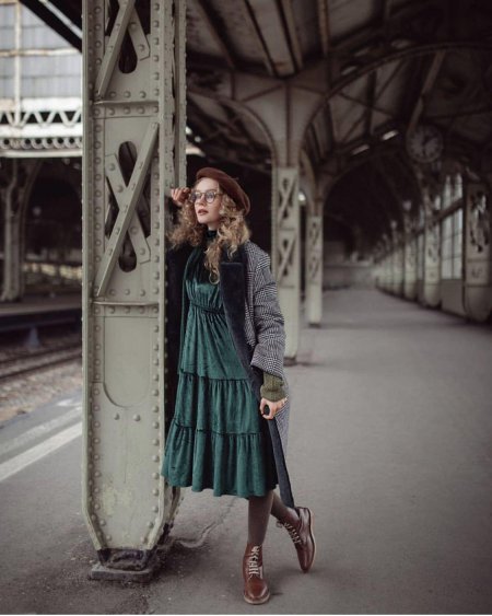 Фотосессия в ретро поезде