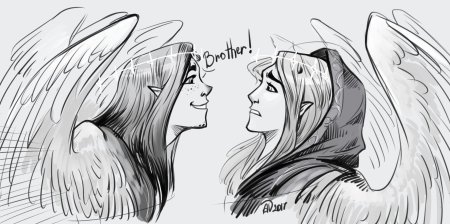 Сильмариллион Манвэ и Мелькор