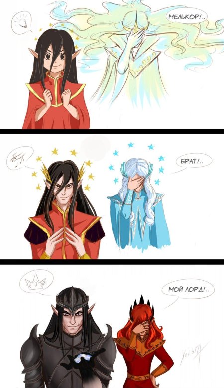 Сильмариллион Мелькор и Саурон