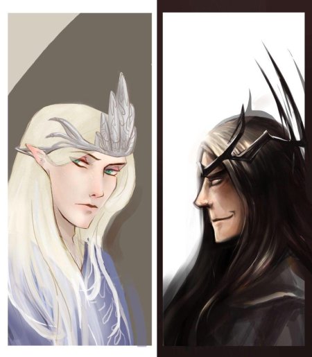 Мелькор и Манвэ