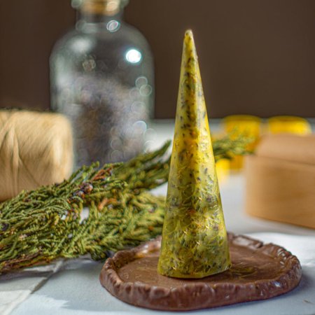 Травяные бесфитильные свечи