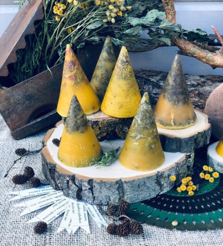 Травяные бесфитильные свечи