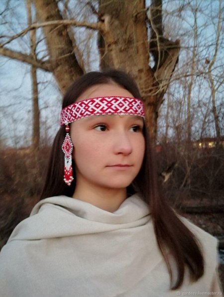 Славянский головной убор очелье