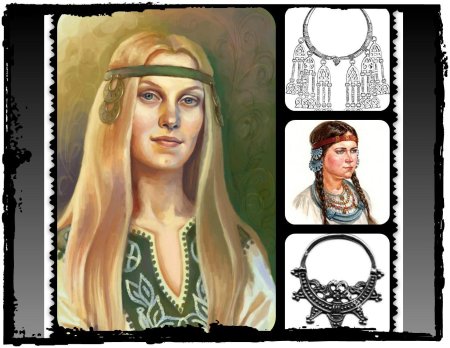 Височные кольца древней Руси