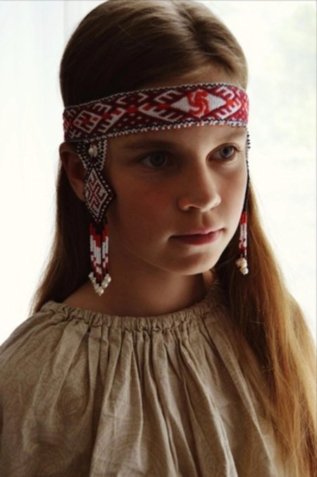 Славянский головной убор очелье