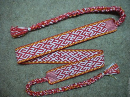 Макошь пояс тканый