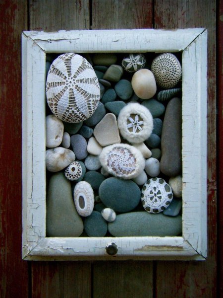 Композиция из гальки