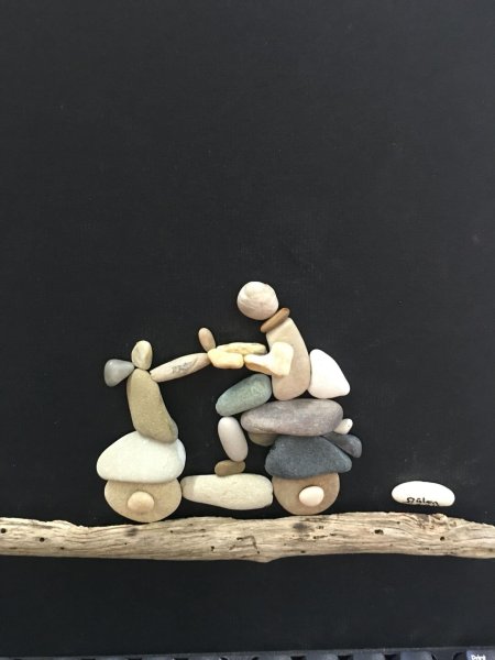 Композиция из камешков