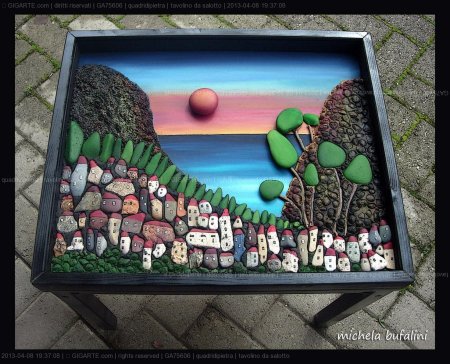 Панно из камней