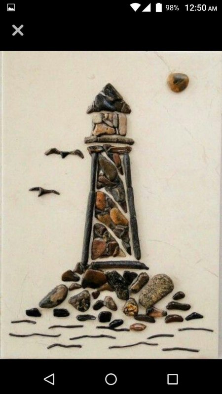 Панно из камней