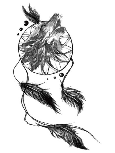 Лис Ловец снов тату