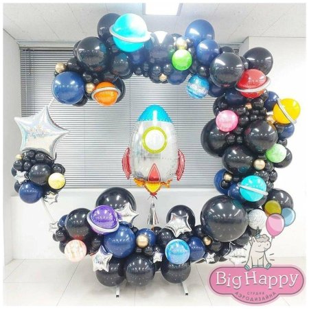 Шары в стиле космос