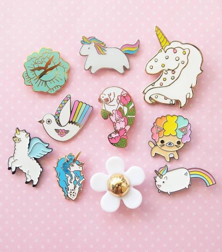 Патчи с единорогом