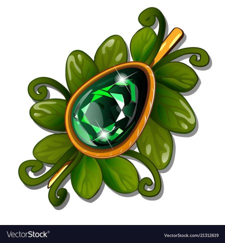 Брошь вектор