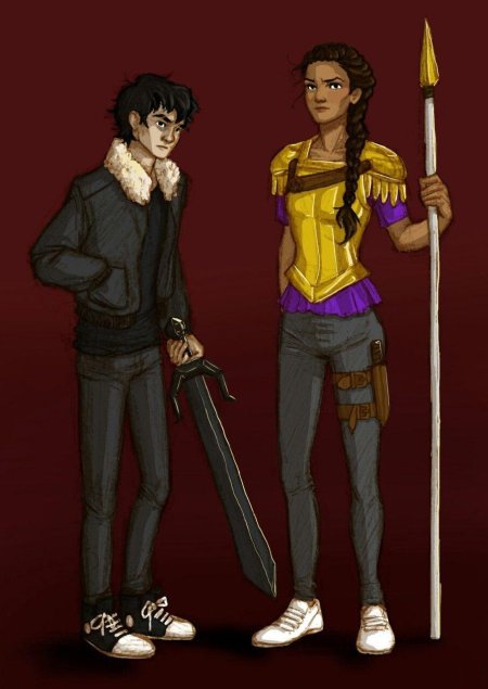 Герои Олимпа Рейна и Перси