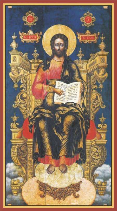 Икона Спасителя Иисуса Христа 17 века