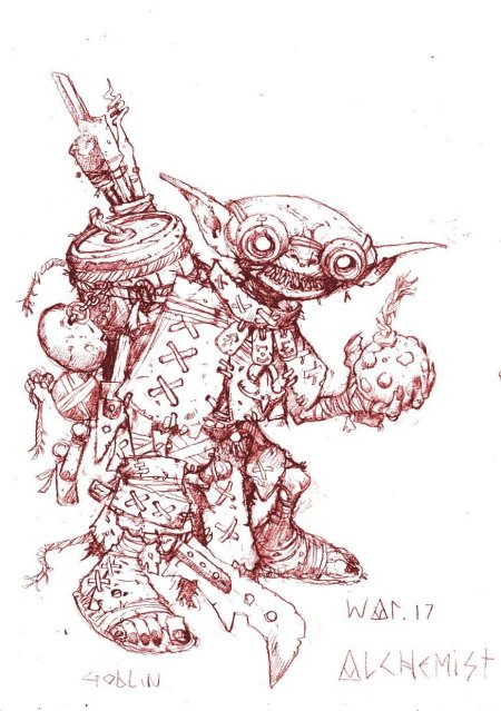 Pathfinder Goblin Alchemist