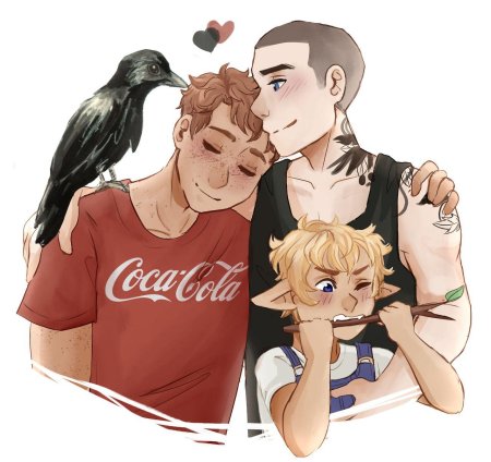 Воронята арт Ронан и адам