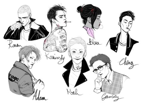 Воронята Мэгги Стивотер персонажи