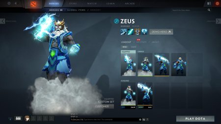 Зевс Dota 2 аркана