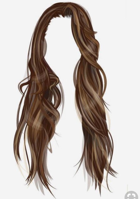 Русые волосы на белом фоне