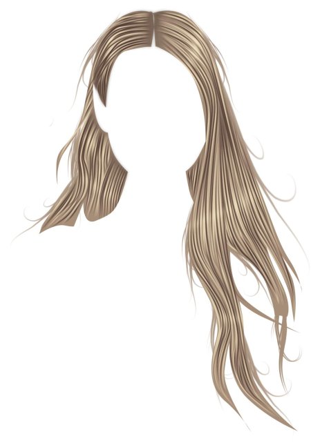Волосы для арта без фона