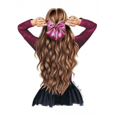 Мультяшные волосы